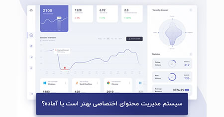 سیستم مدیریت محتوای اختصاصی بهتر است یا آماده؟